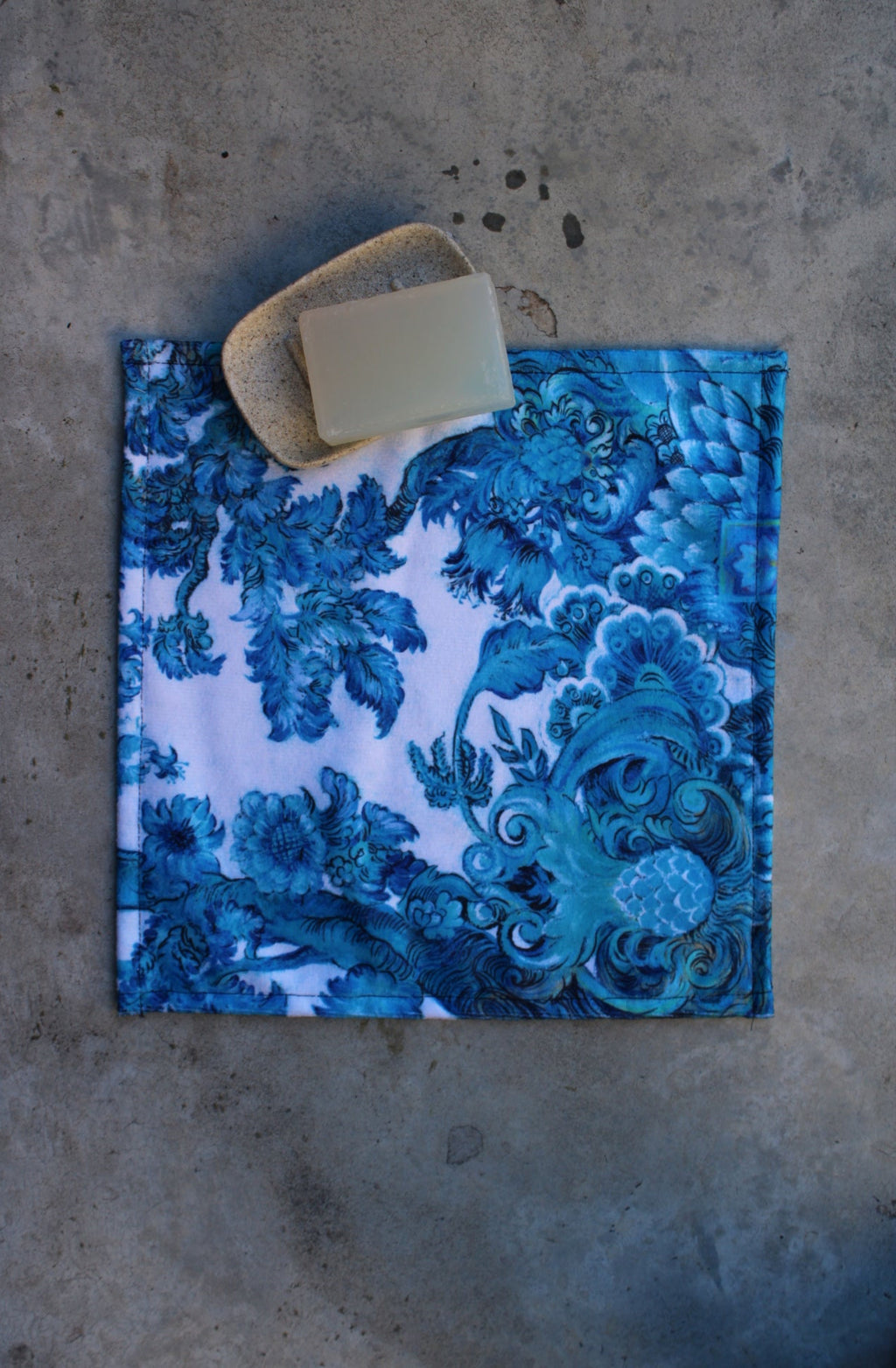 Face Towel- Blue Forest