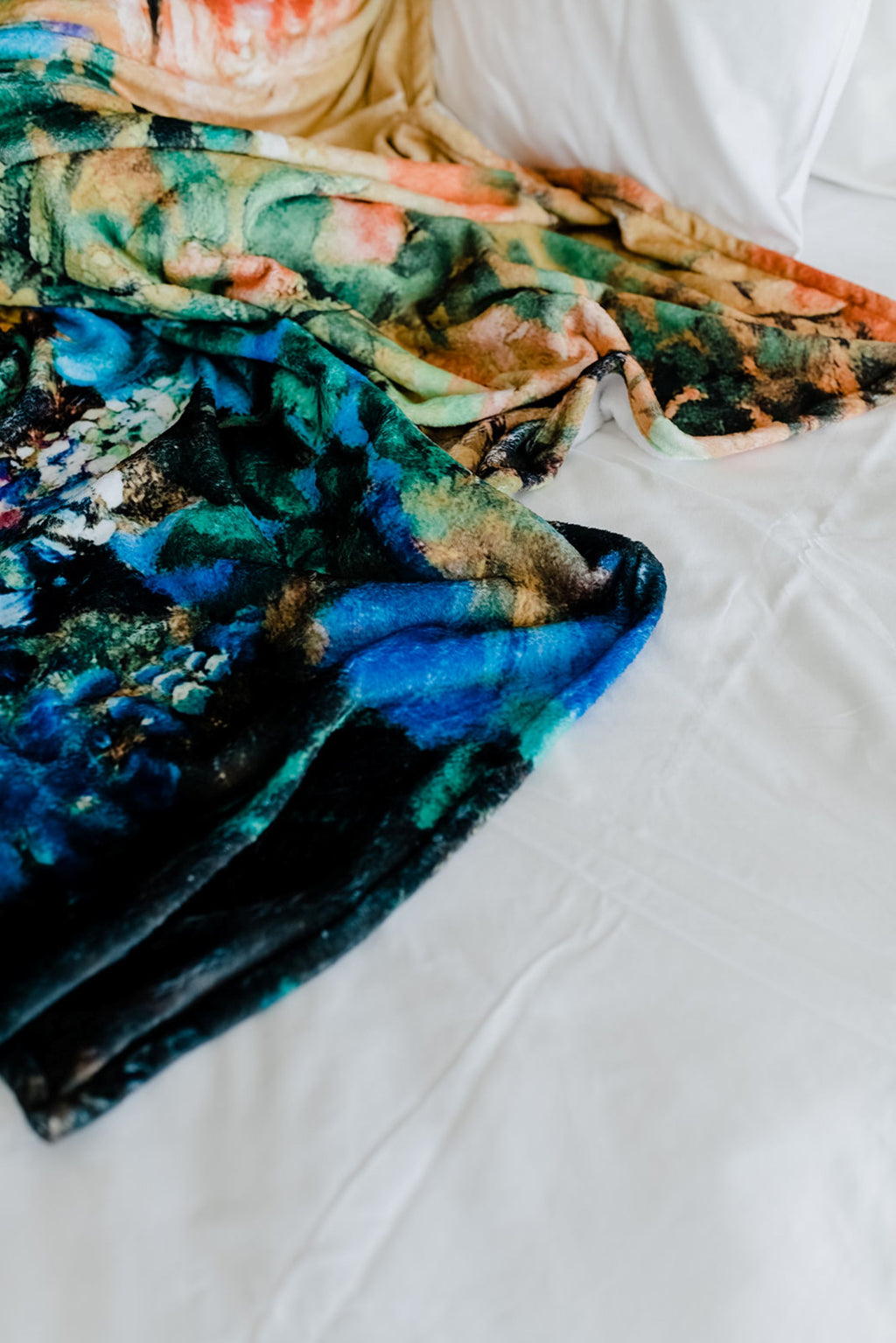 Winter Blanket - Blue Irises