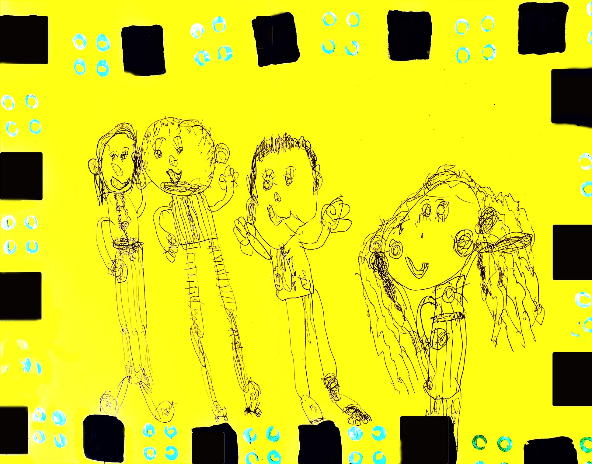 Cosmetic bag - Yellow family