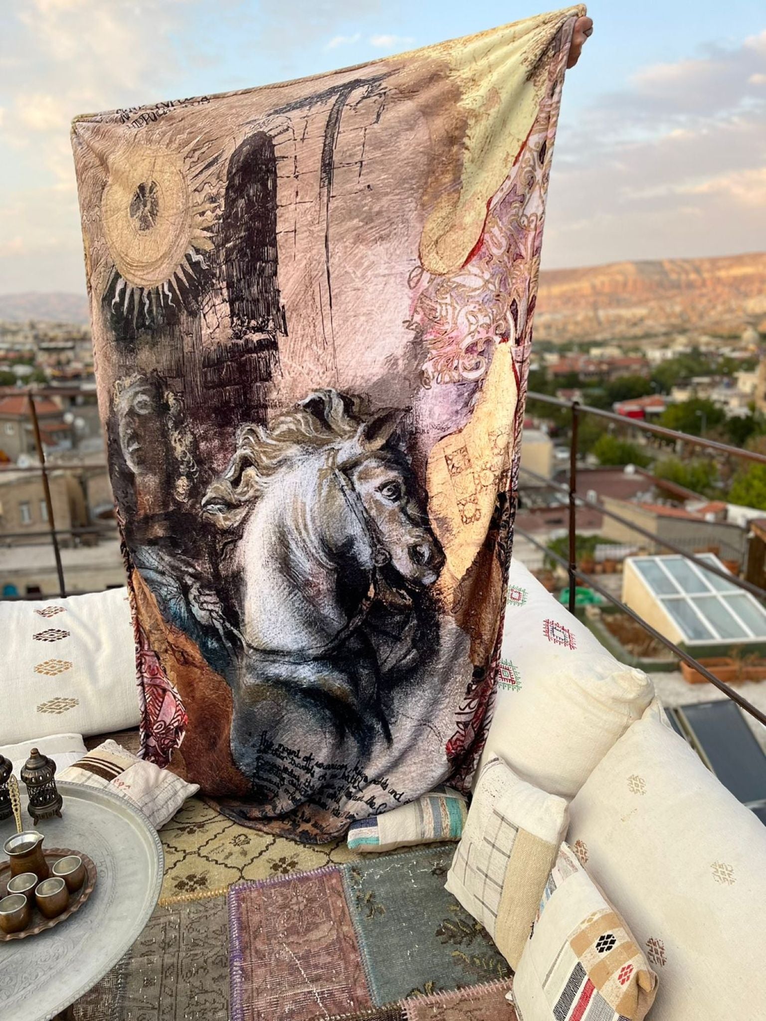 Winter Blanket - Marble Horse