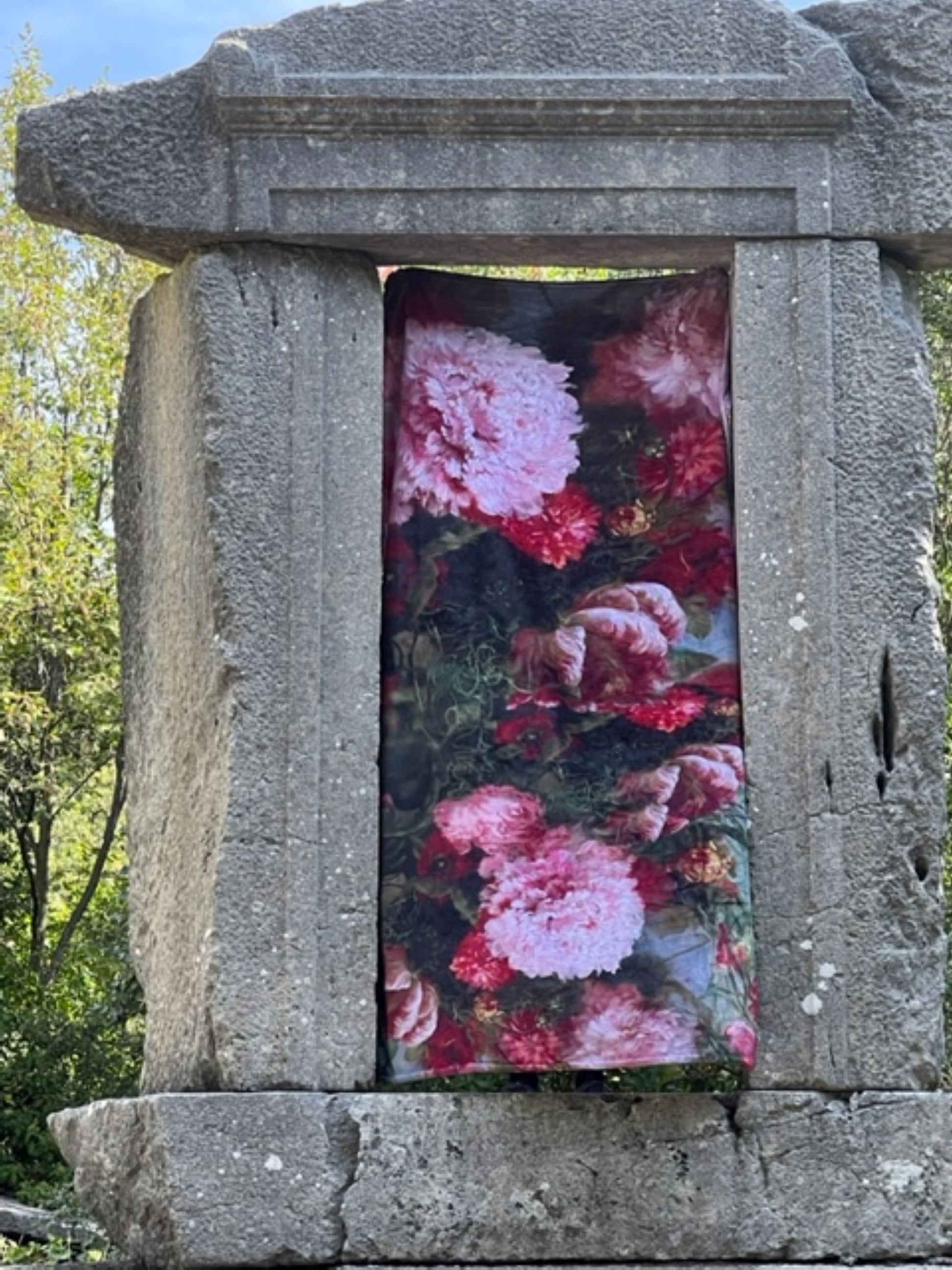 Winter Blanket - Pink Peony Floral