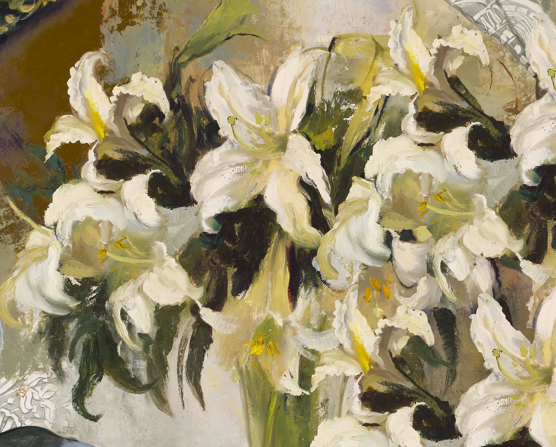 Cosmetic bag - Lilies